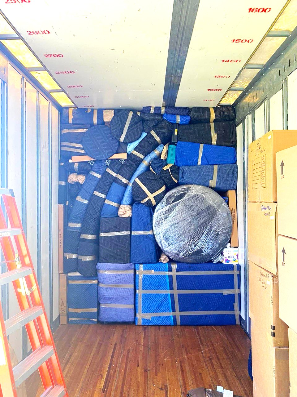 LifeTime Movers organized truck loading